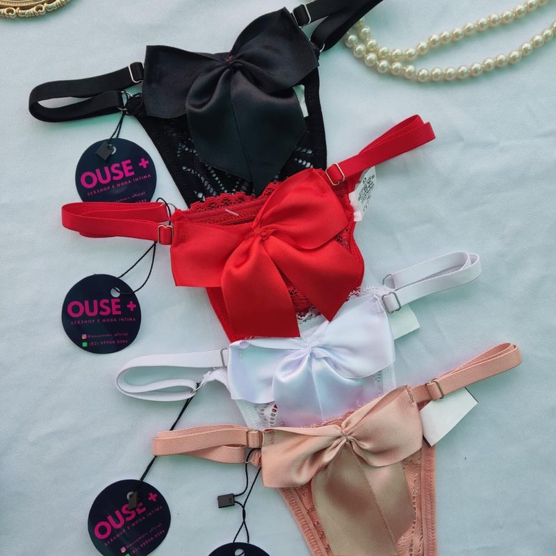 Calcinha Laço de Cetim – Moda íntima