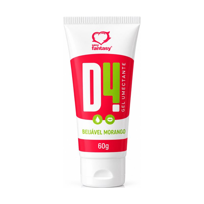D4 Gel Beijável Morango