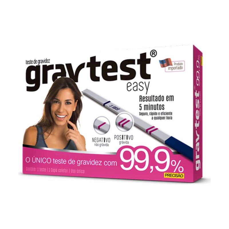 Teste de Gravidez Gravtest Easy – Cimed
