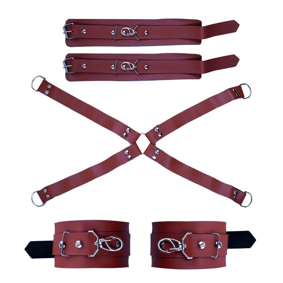 Harness com Algemas para Mãos e Pernas